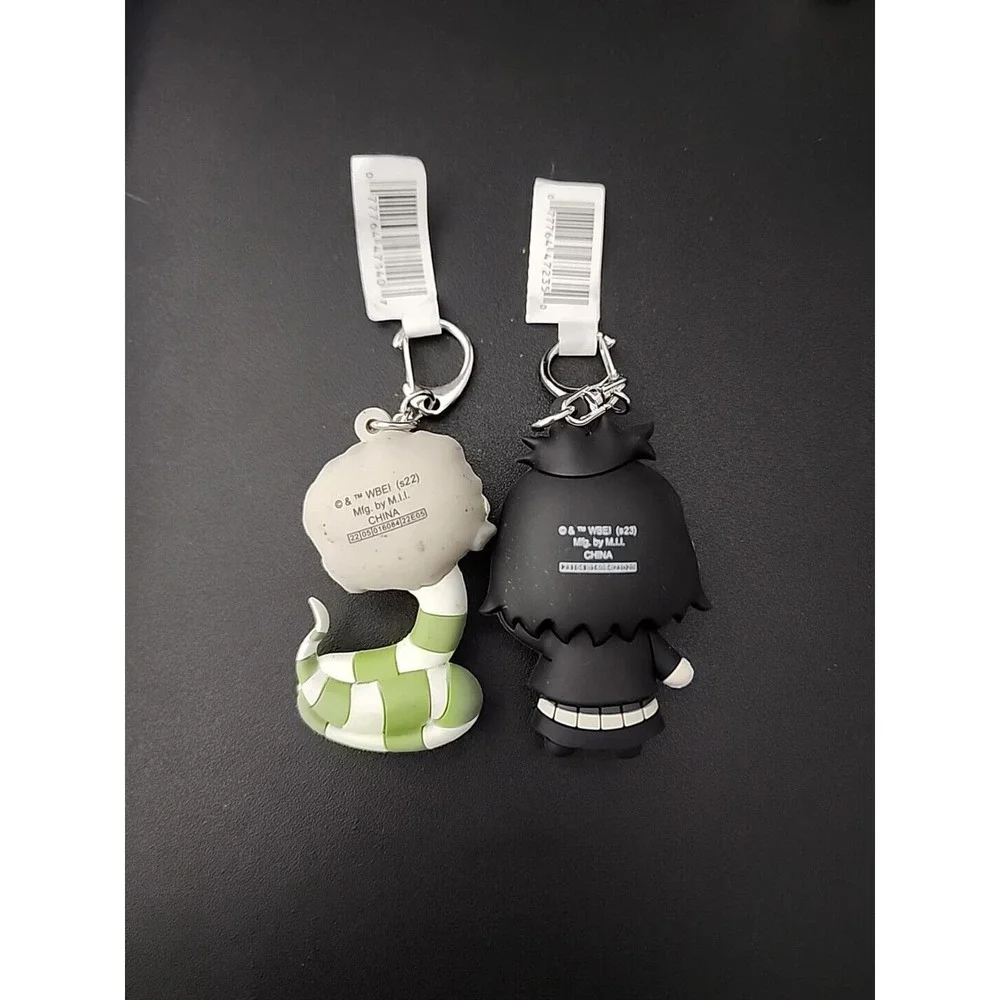 Beetlejuice Blind Bag Keychain SANDWORM And LYDIA Figurals Bag Clips W/ Tags